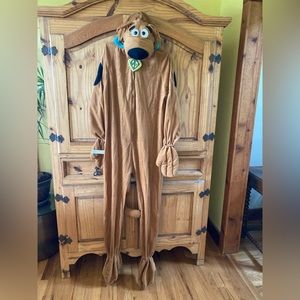 Adults Scooby Doo hooded costume - one size